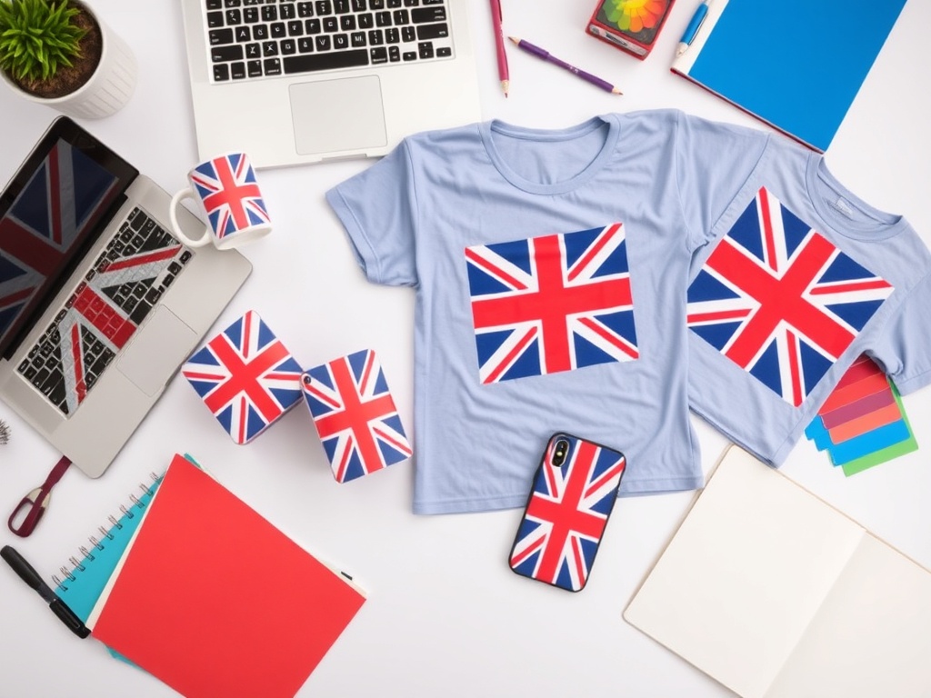 SaleHoo supplier directory products flat lay for UK dropshipping sellers