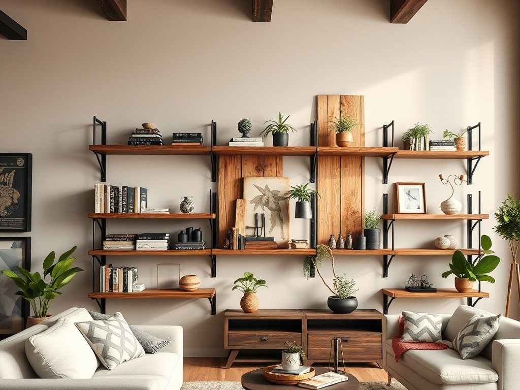 Scaffold Board Shelves – The Perfect Blend of Rustic Charm and Long-Lasting Strength for Every Space
