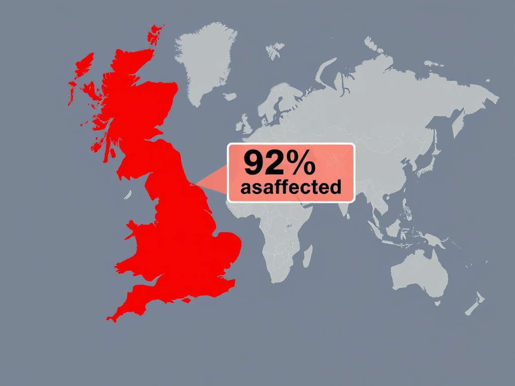 World map highlighting the spread of the 100 day cough