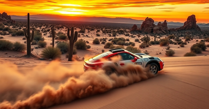 Porsche 911 Dakar limited edition rally-inspired livery