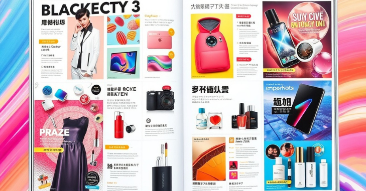 Print magazine advertising reaching a targeted reader audience