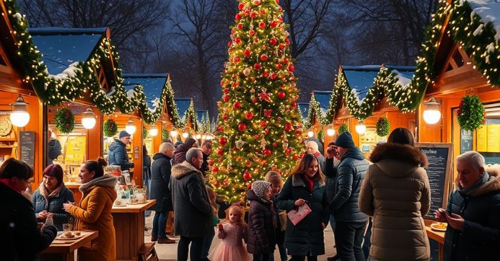 Handmade gifts and ornaments at Helen Christmas Market