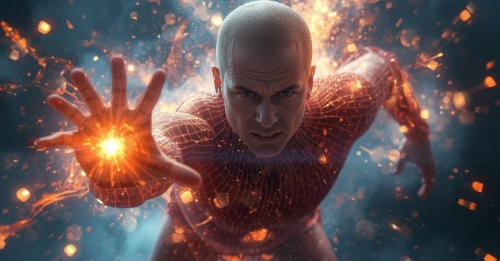 Regeneration superpower showing rapid healing beyond human limits