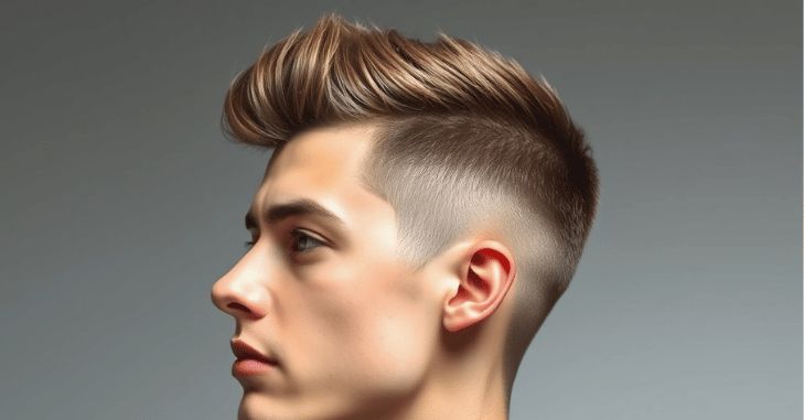 Harry Styles buzz cut transformation from long curly hair