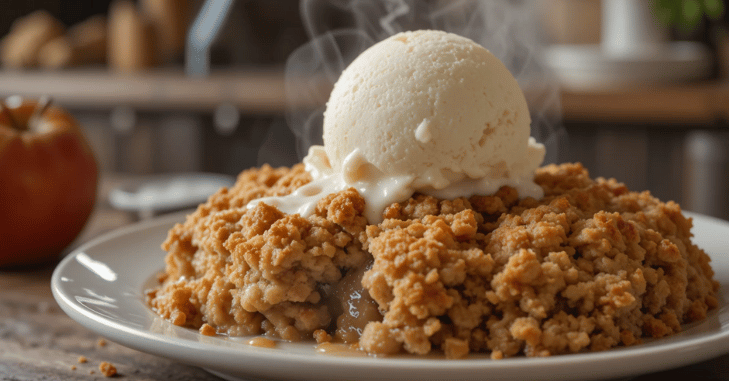 Ingredients needed for Mary Berry's classic apple crumble
