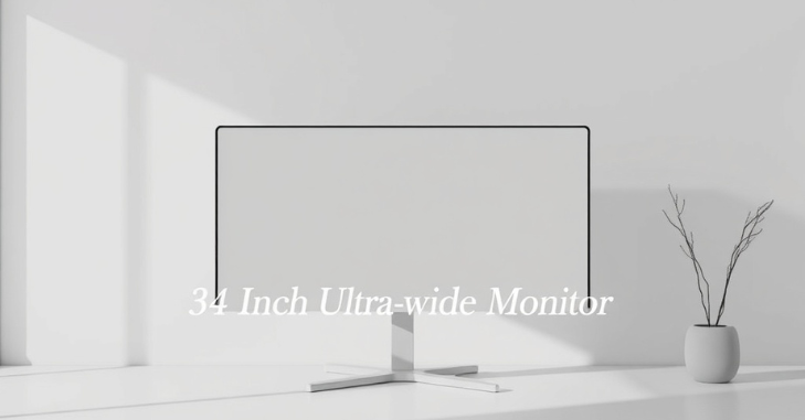 Additional 34-inch monitor features like adaptive sync and ergonomic stands