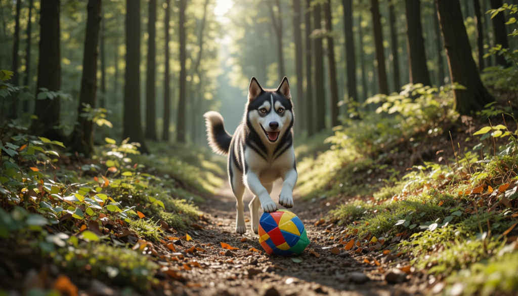 Husky feeding and nutrition with high-protein balanced diet