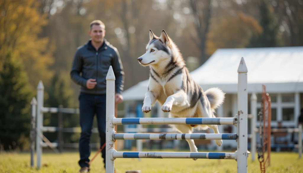 Husky training and obedience using positive reinforcement