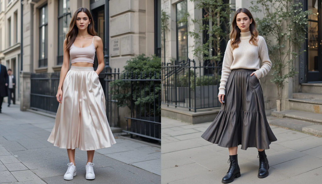 Satin Skirt Outfit: A Modern Guide to Effortless Elegance, Versatility, and Timeless Fashion Appeal