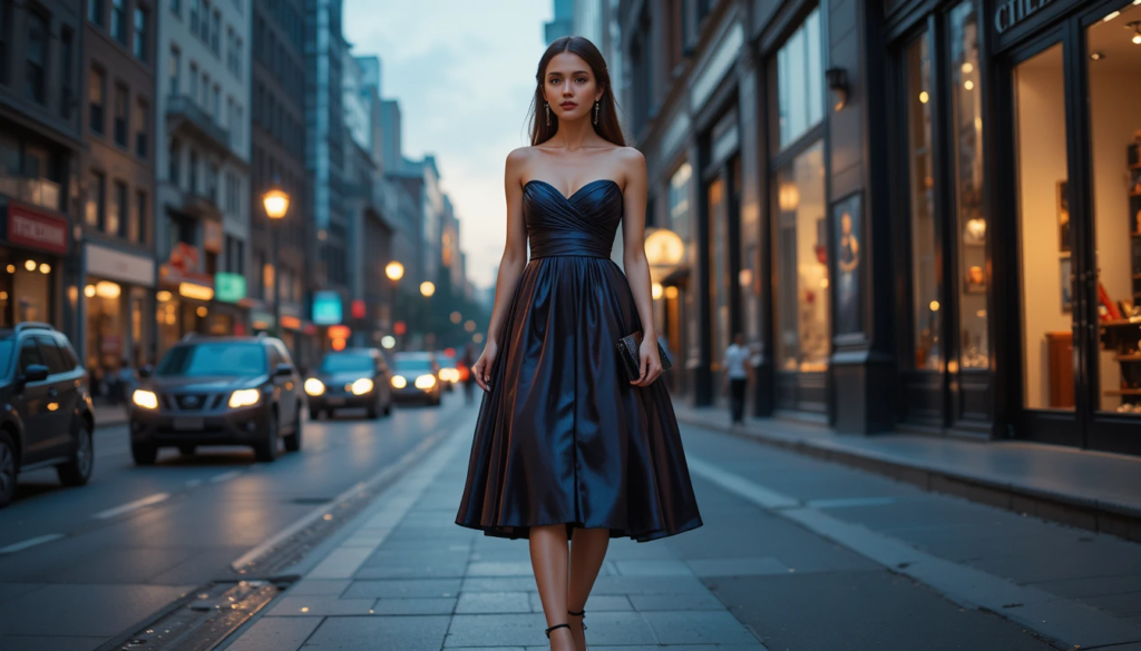 Elegant cocktail attire outfit ideas for a semi-formal event