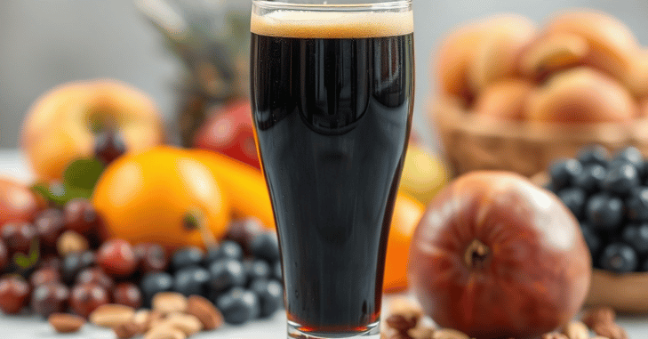 Guinness compared with other beers for calories and health value
