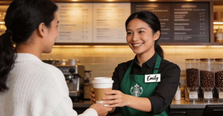 People-first philosophy behind Starbucks customer service