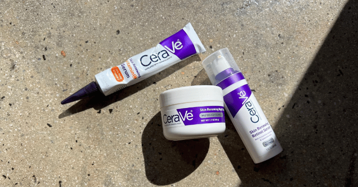 Low-strength retinol product suitable for reactive skin