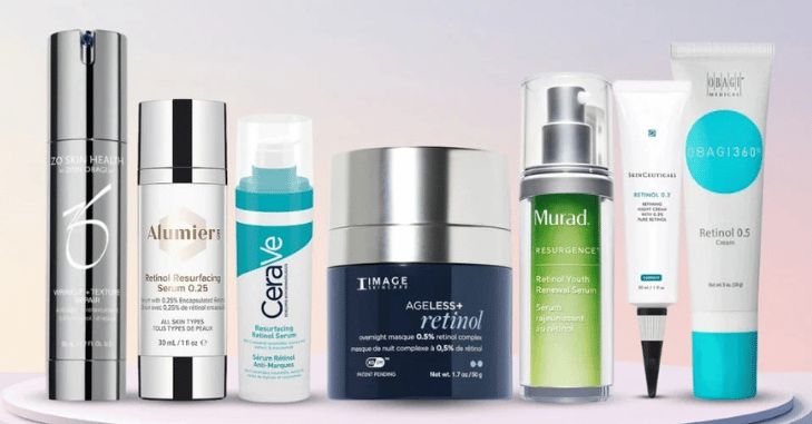 Calming retinol routine for sensitive and dry skin