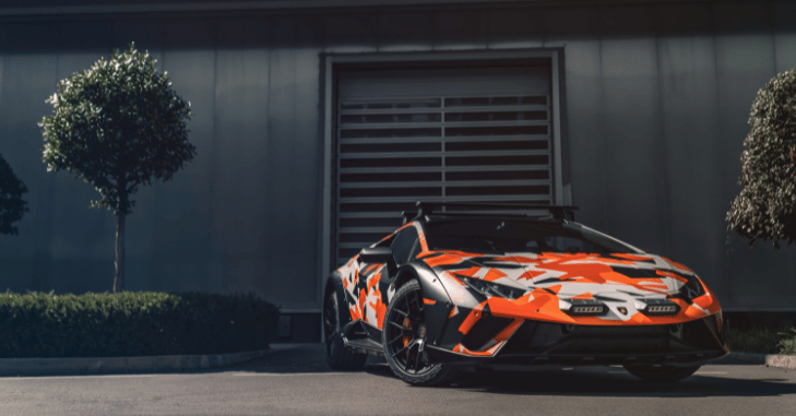 Lamborghini Huracan Sterrato off-road supercar styling and rugged design
