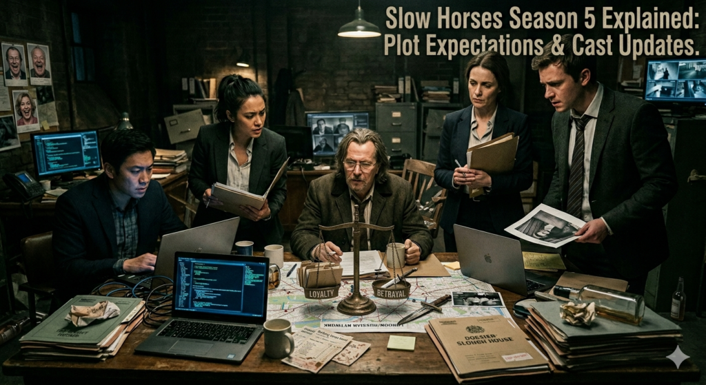 Slow Horses season 5 promotional key art