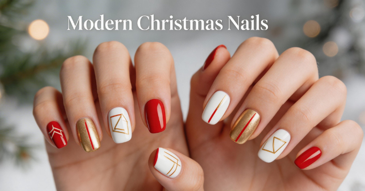 What Makes a Christmas Nail Design “Modern”?