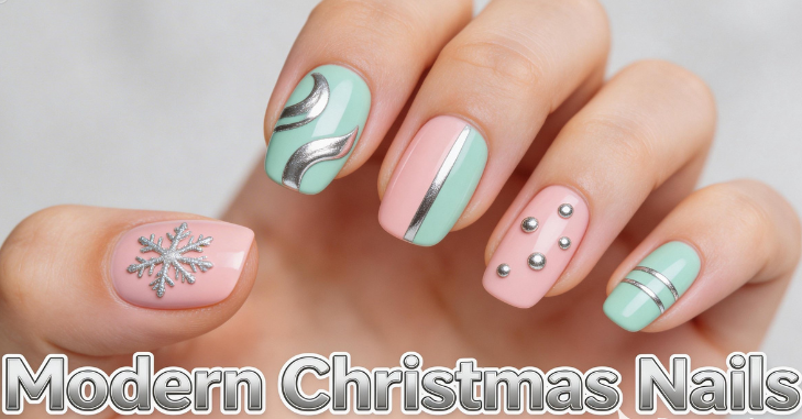 Christmas Nails for Different Lengths and Shapes