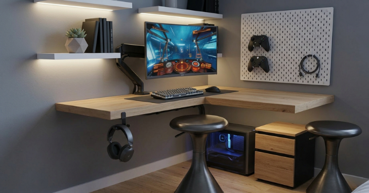 Choosing the Right Desk for a Small Gaming Room