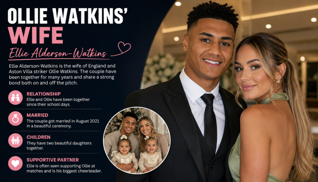 Ollie Watkins’ Wife Revealed: A Look at His Family, Children, Physical Attributes, Career Achievements, Stats, Injury History, and Wealth Explained