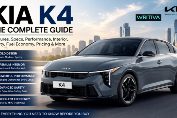 The Complete Guide to the Kia K4 Specifications, Engine Options, Performance, Interior Features, Safety Ratings, Fuel Economy, Pricing, and Buying Tips