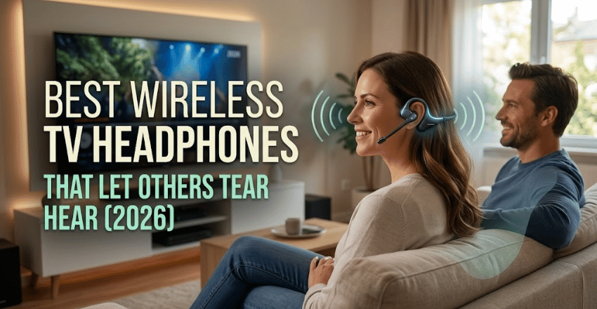 Best Wireless TV Headphones That Let Others Hear (2026) 