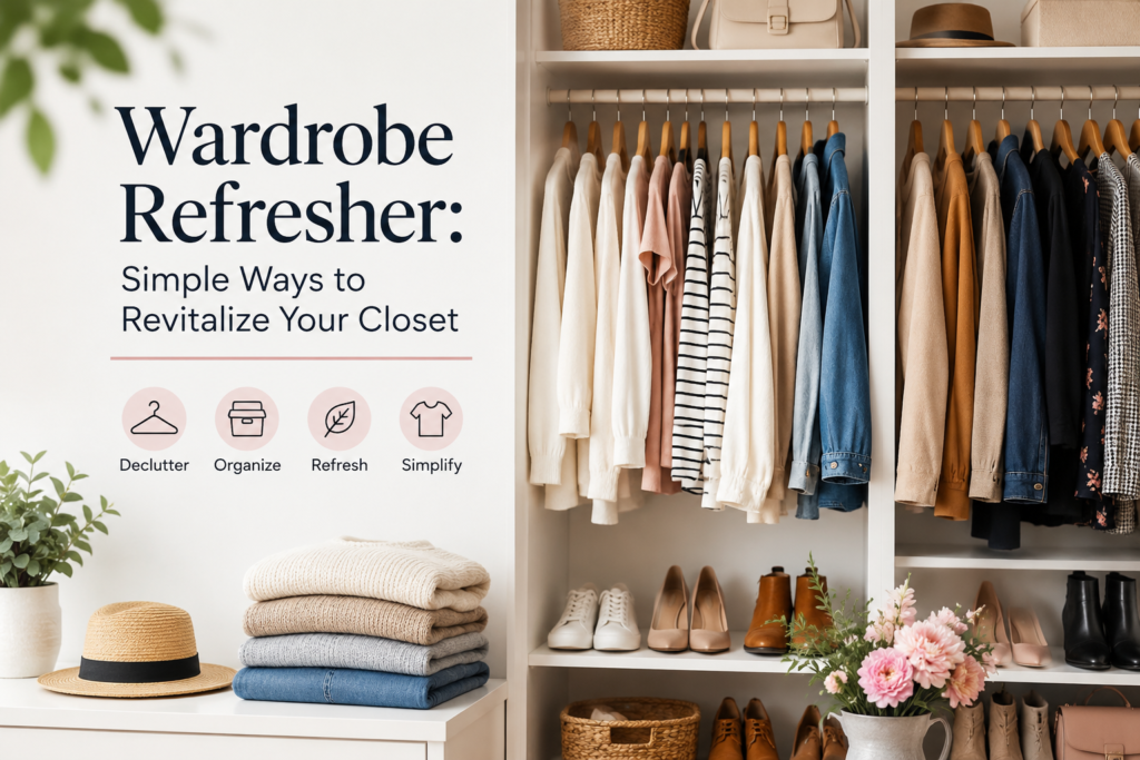 Wardrobe Refresher: Simple Ways to Revitalize Your Closet 