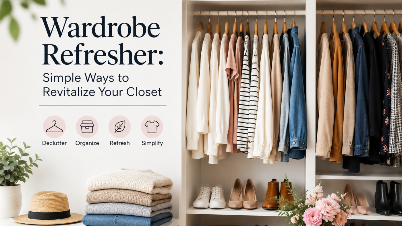 Wardrobe Refresher: Simple Ways to Revitalize Your Closet 