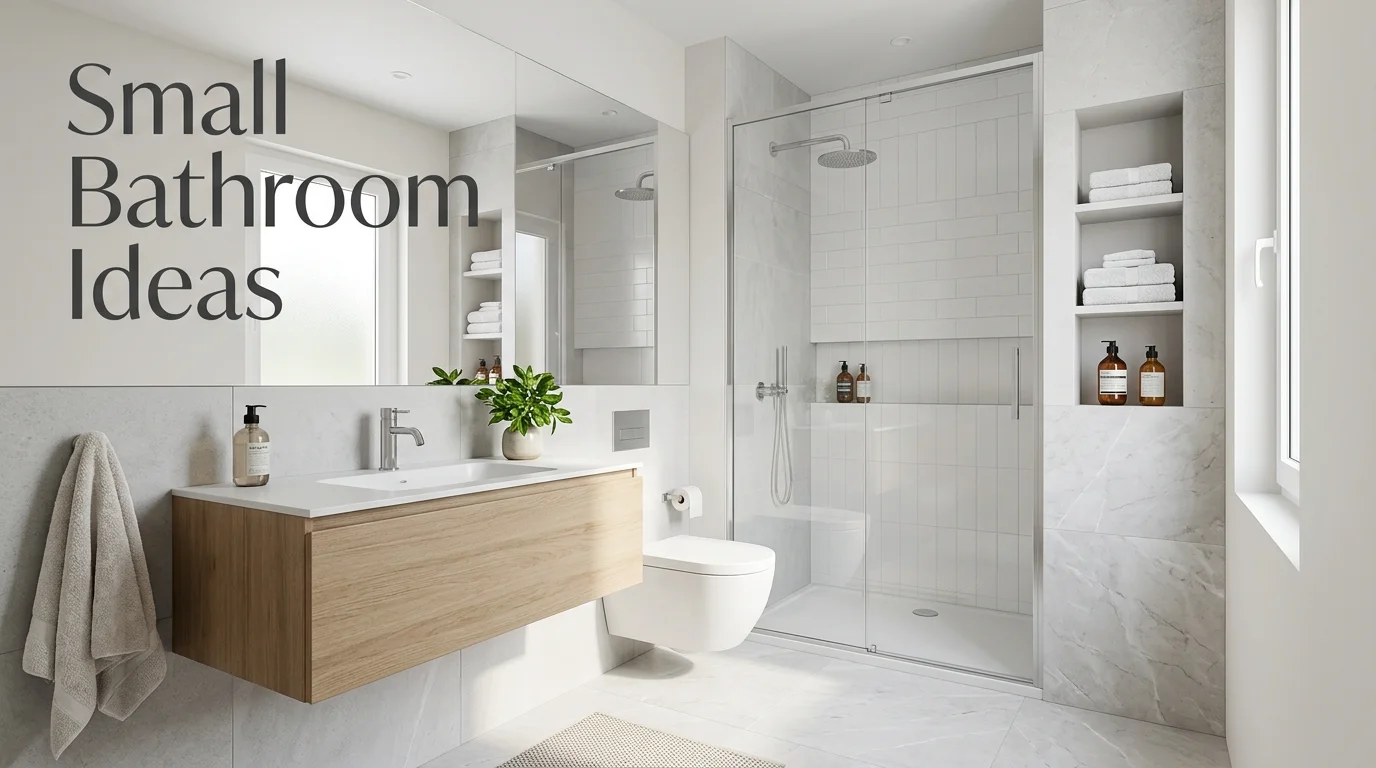 Small Bathroom Ideas: The Complete Guide to Making a Compact Space Feel Bigger, Brighter, More Stylish, and More Functional