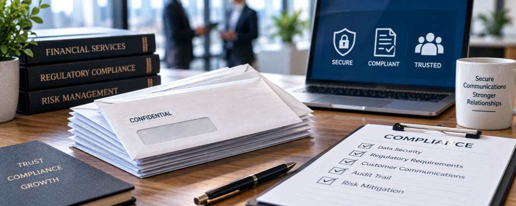 Regulated Mail Services for Financial Firms: Building Compliance Into Every Customer Communication 