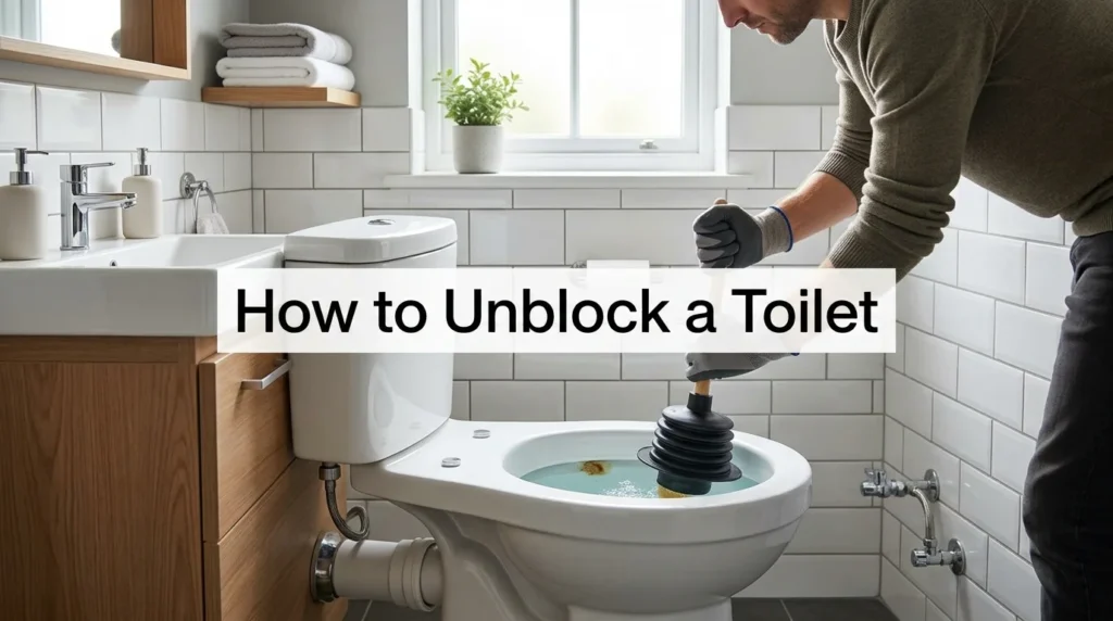 How to Unblock a Toilet Safely at Home: Complete Guide to Clearing Blockages Without Making the Problem Worse