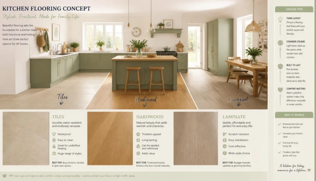 Kitchen Flooring: How to Choose the Best Option for a UK Home in 2026