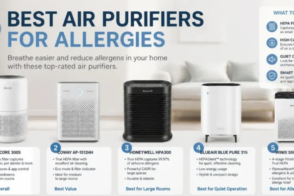 Best Air Purifiers for Allergies in the UK: 5 Smart Picks for Cleaner Indoor Air