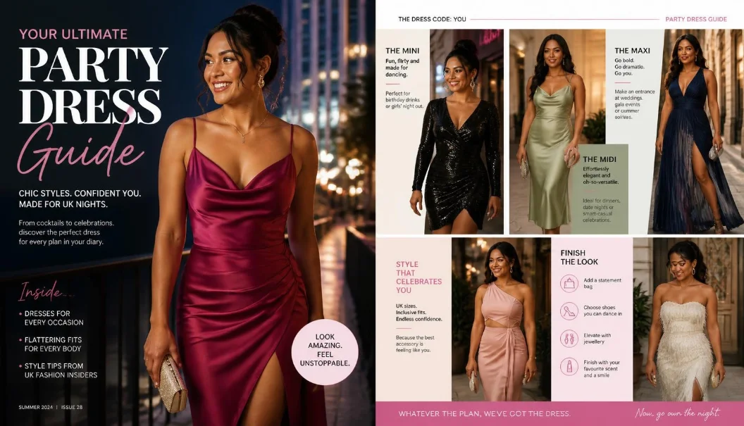 Party Dress Guide for UK Women: How to Choose a Style That Works for Every Occasion